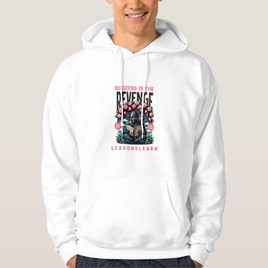 MEN'S SUCCESS REVENGE LESSONS LEARN PULLOVER HOODI (Voorkant)