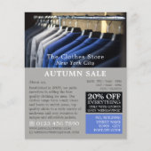 Men's Suits, Men's Clothing Store Advertising Flyer (Voorkant)
