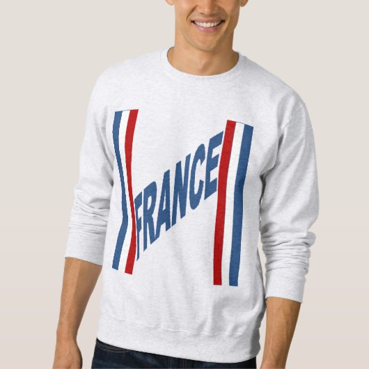 Men's Sweatshirt  ash  DESIGN  FRANCE (Devant)