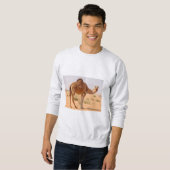 Men's  Sweatshirt  ash  I  LOVE  SAHARA (Devant entier)