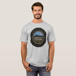 Men's t-shirt with NEW Rubber City Resistance logo