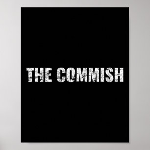 Mens The Commish T-shirt - Fantasy Football Commis Poster
