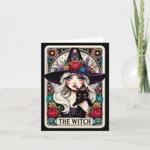 Mens The Witch Tarot Card Halloween Gotische Hekse Kaart