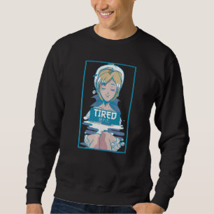 Mens Tired Vaporwave Aesthetic Femboy Trui