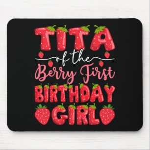 Mens Tita of The Berry Ft Verjaardagsmeisje Aardbe Muismat