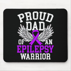 Mens trotse vader van een epilepsie krijger Epilep Muismat