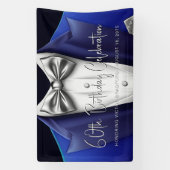 Mens Tuxedo Birthday Party Banner (Verticaal)