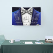 Mens Tuxedo Birthday Party Banner (Beurs)