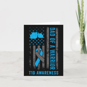 Mens Vader Van Een T1d Warrior Diabetische Type 1 Kaart