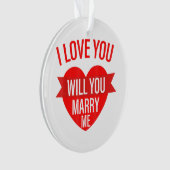 Mens Valentines Day Proposition Je L'Aime Vous M (devant)