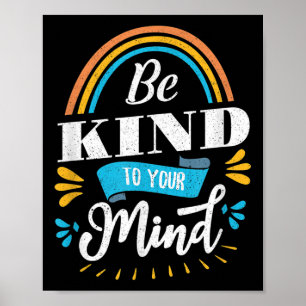 Mens van mentale sensibilisering poster