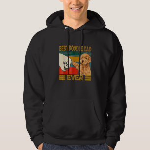 Mens Vintage Beste Poodle Papa Ooit hond Tees vade