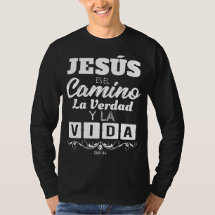 Mensajes Biblicos Espanol para Cristianos Camiseta T-shirt