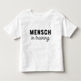Mensch in Opleiding Joodse Humor Kinder Shirts