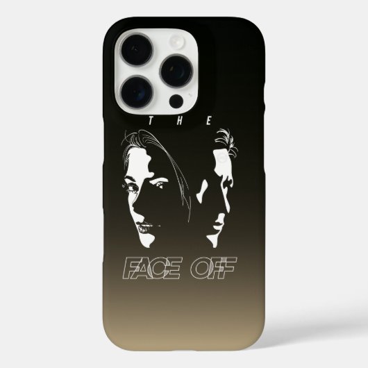 Menselijk gezicht silhouet kunst | Case-Mate iPhone case (Achterkant)
