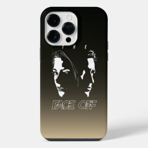 Menselijk gezicht silhouet kunst iPhone 14 pro max hoesje
