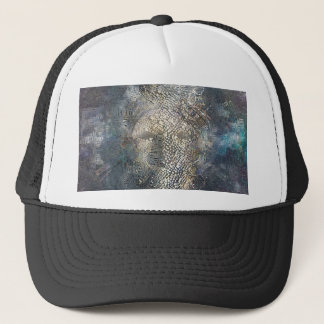 Menselijk gezichtsmasker trucker pet
