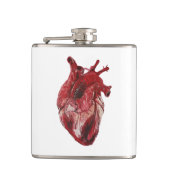 Menselijk hart heupfles (Voorkant)