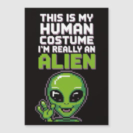 Menselijk kostuum Alien Halloween Magnet