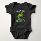 Menselijk kostuum Im is echt een Chameleon plezier Romper (Voorkant)