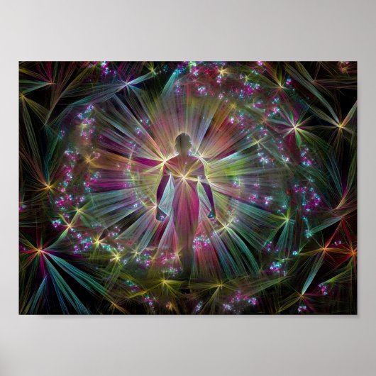 Menselijk licht poster (Voorkant)