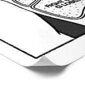 Menselijk Lungs Medisch Diagram Poster (Hoek)