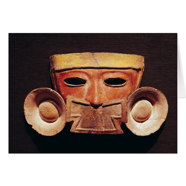Menselijk masker uit Teotihuacan (Voorkant Horizontaal)