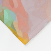 Menselijk skelet Abstracte anatomiekunst Fleece Deken (Hoek)