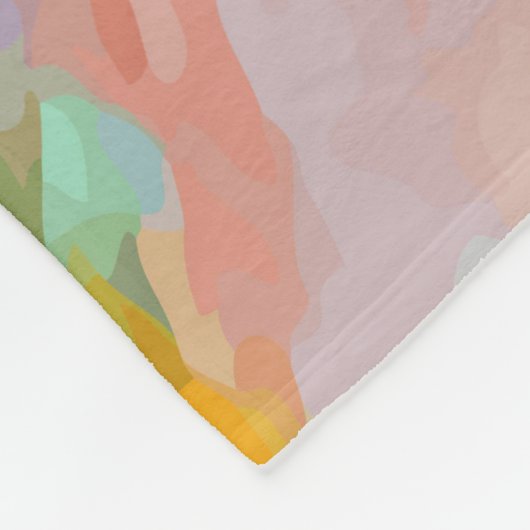 Menselijk skelet Abstracte anatomiekunst Fleece Deken (Hoek)