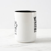 Menselijk universum tweekleurige koffiemok (Center)