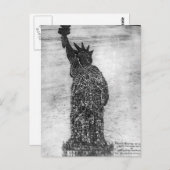 Menselijk Vrijheidsbeeld.  18.000_War-afbeelding Briefkaart (Voorkant / Achterkant)