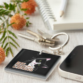 Menselijk? Waar ben je? Kat Sleutelhanger (Voorkant Rechts)