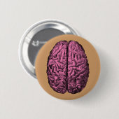Menselijke Anatomie Brain Ronde Button 5,7 Cm (Voorkant /achterkant)