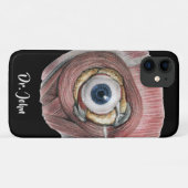 menselijke anatomie, Eyeball Eye met spieren Case-Mate iPhone Case (Achterkant (horizontaal))