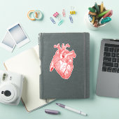  Menselijke Anatomie Hart Rood Sticker (iPad Cover)