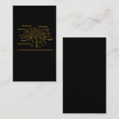  menselijke anatomie-hersenen visitekaartje (Voorkant / Achterkant)