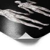 Menselijke anatomie - Het spierstelsel Foto Afdruk (Hoek)