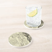 Menselijke anatomie Mannelijke spieren door Leonar Zandsteen Onderzetter (Zijkant)