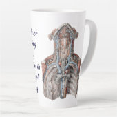 menselijke anatomie Throat, nek, borst, ribben Latte Mok (Rechterhoek)