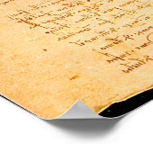 Menselijke anatomie, Vitruviaans Man van Leonardo Poster (Hoek)