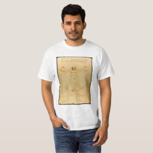 Menselijke anatomie, Vitruviaans Man van Leonardo T-shirt