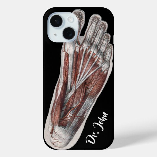  menselijke anatomie Voetafdruk podiatry Feet Case-Mate iPhone Case (Achterkant)
