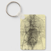 Menselijke anatomie, Vrouw Torso van Leonardo da V Sleutelhanger (Voorkant)
