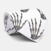 menselijke anatomie wetenschap, skelethanden stropdas (Opgerold)