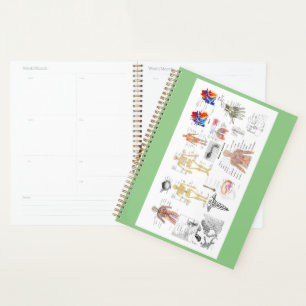Menselijke anatomiekaarten planner