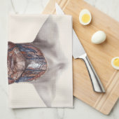  menselijke anatomiewetenschap, hoofd Throat Nose Theedoek (Quarter Fold)