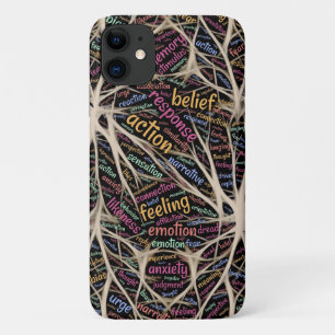 Menselijke beleving Inspirerend Word Art iPhone 11 Hoesje