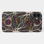 Menselijke beleving Inspirerend Word Art Case-Mate iPhone Case (Achterkant (horizontaal))