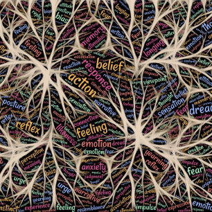 Menselijke beleving Inspirerend Word Art T-shirt