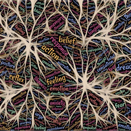 Menselijke beleving Inspirerend Word Art T-shirt